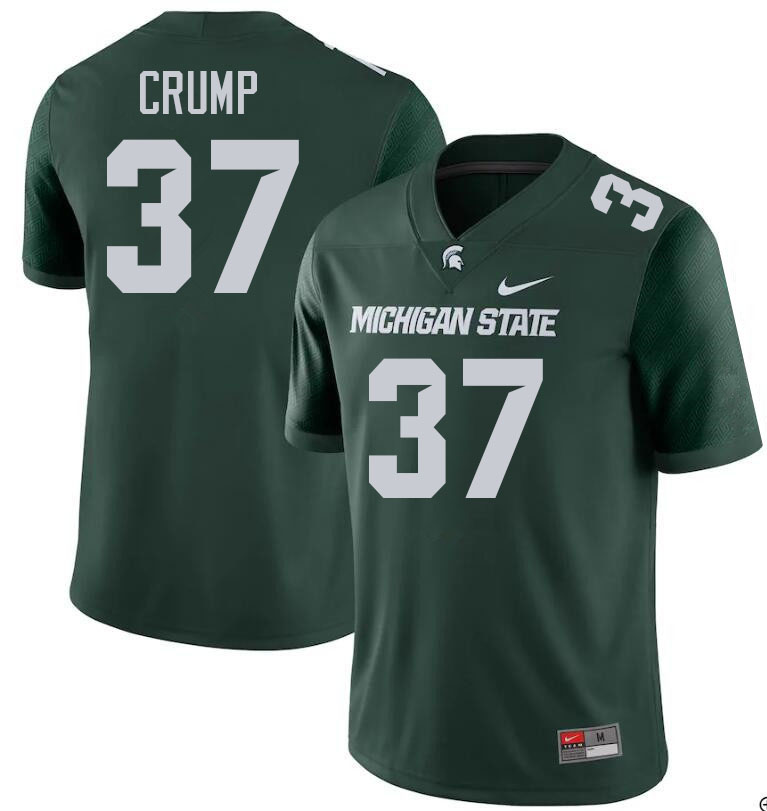 Men #37 Khary Crump Michigan State Spartans College Football Jerseys Stitched Sale-Green